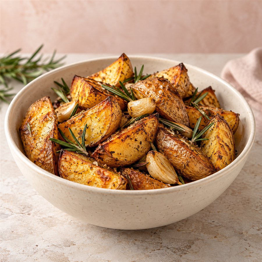 Homemade roasted potatoes